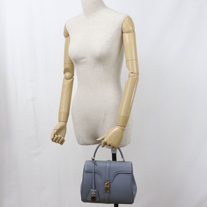 Celine Small 2-Way 16 Handbag Calfskin — view 8