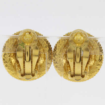 Chanel 97P CC Logo Vintage Gold Plated Earrings — view 3