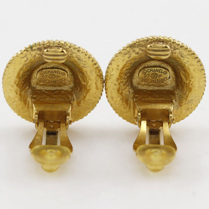 Chanel 97P CC Logo Vintage Gold Plated Earrings — view 4