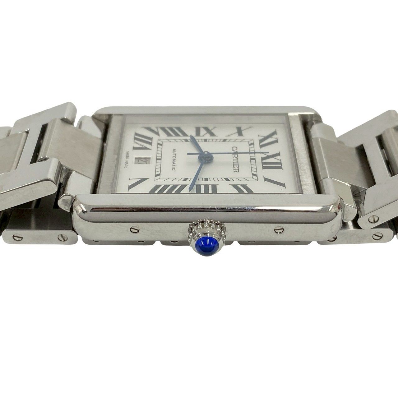 Cartier Tank Solo XL Stainless Steel Quartz Watch Silver — view 6