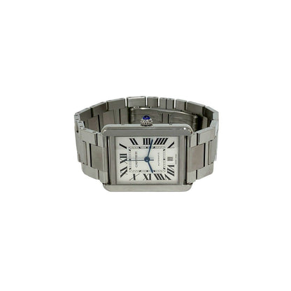 Cartier Tank Solo XL Stainless Steel Quartz Watch Silver — view 7