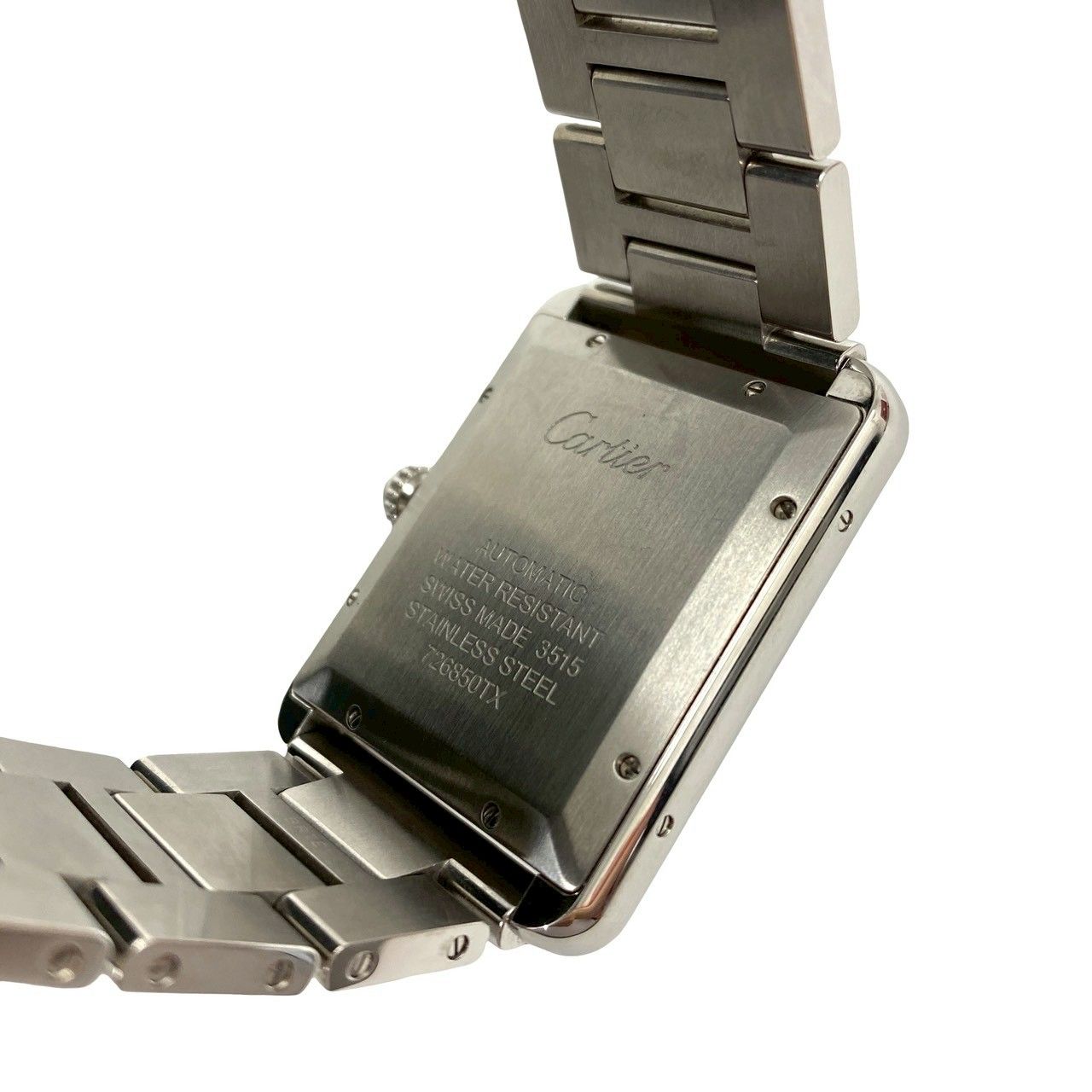 Cartier Tank Solo XL Stainless Steel Quartz Watch Silver — view 5