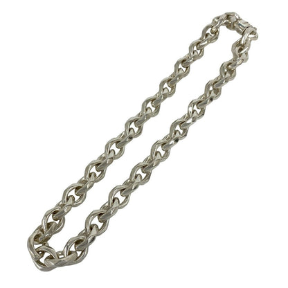 Hermes Vintage Chain Necklace 925 Sterling Silver — view 5
