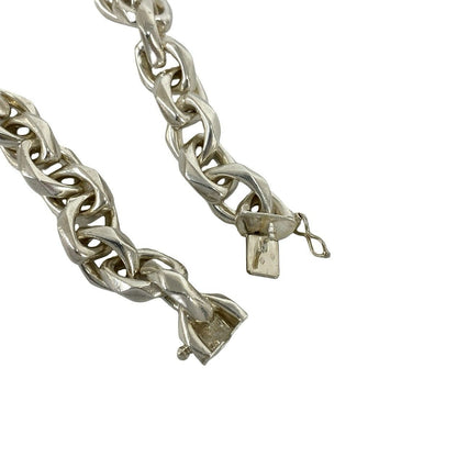 Hermes Vintage Chain Necklace 925 Sterling Silver — view 4