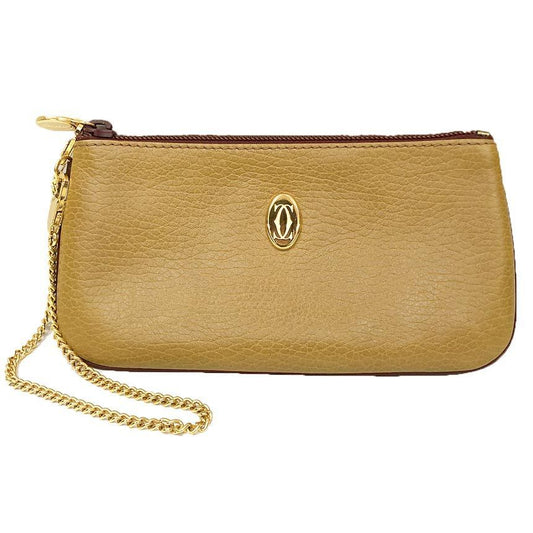 Cartier Leather Pouch Wristlet Vintage