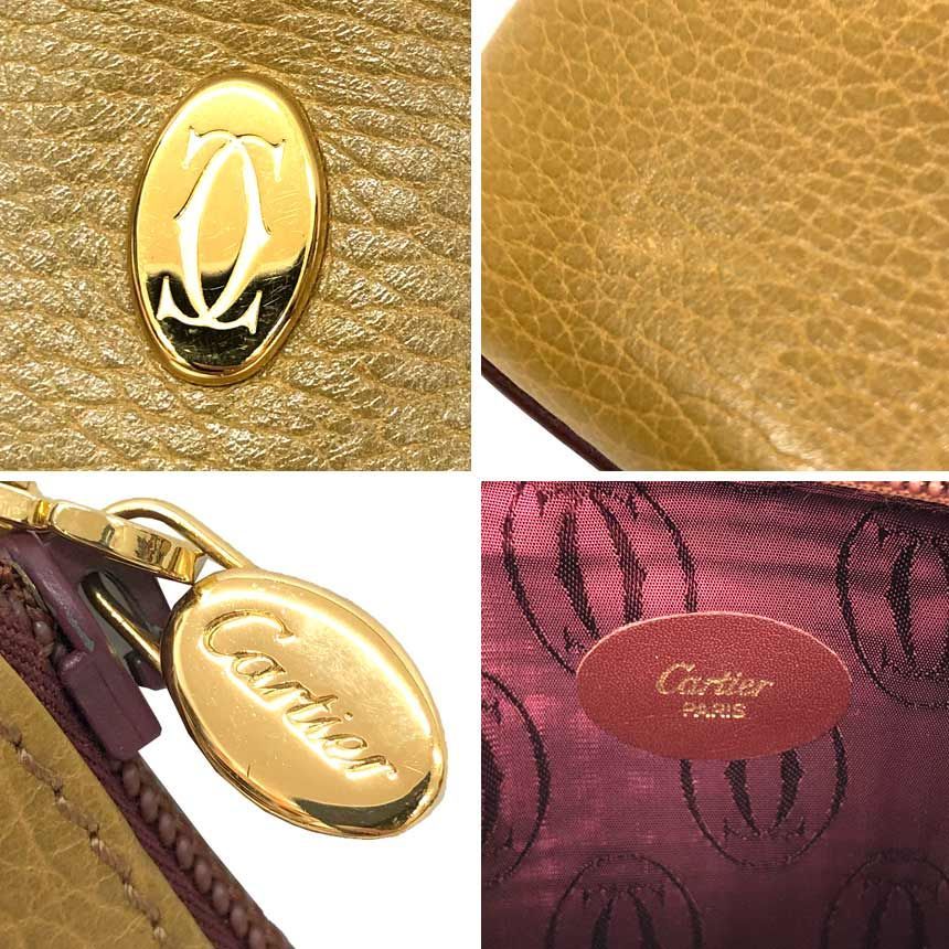 Cartier Leather Pouch Wristlet Vintage — view 3