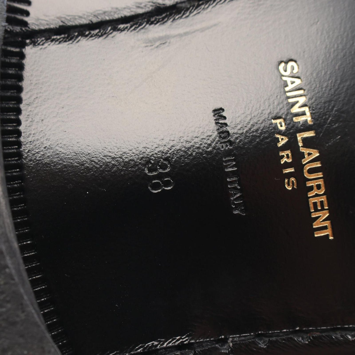 Saint Laurent Paris Dress Shoes Wingtip Leather — view 6