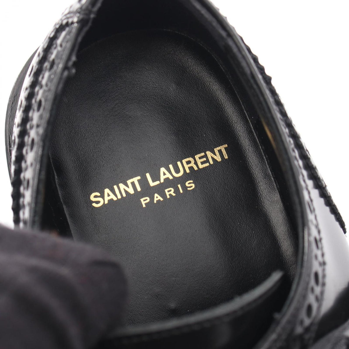 Saint Laurent Paris Dress Shoes Wingtip Leather — view 5