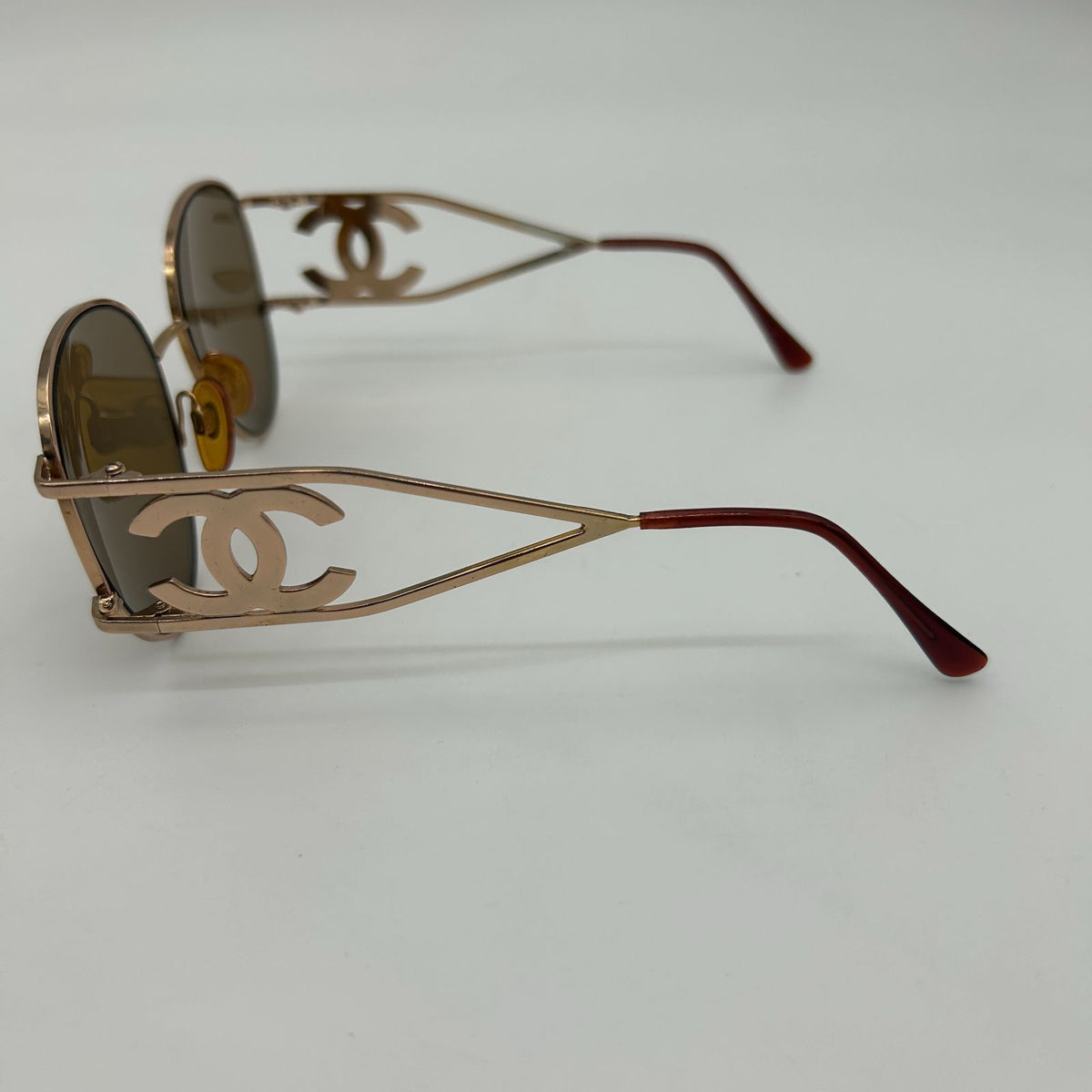 Chanel Sunglasses CC Logo Round Frame Eyewear — view 7