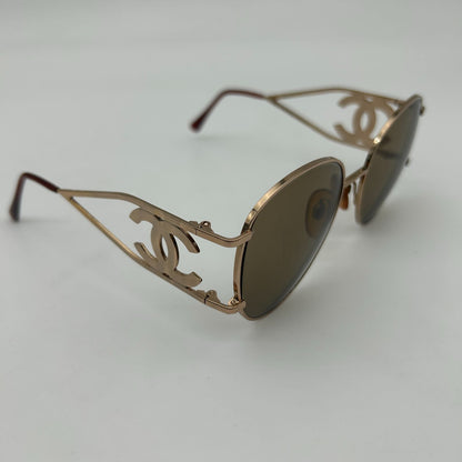 Chanel Sunglasses CC Logo Round Frame Eyewear — view 6