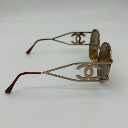 Chanel Sunglasses CC Logo Round Frame Eyewear — view 5