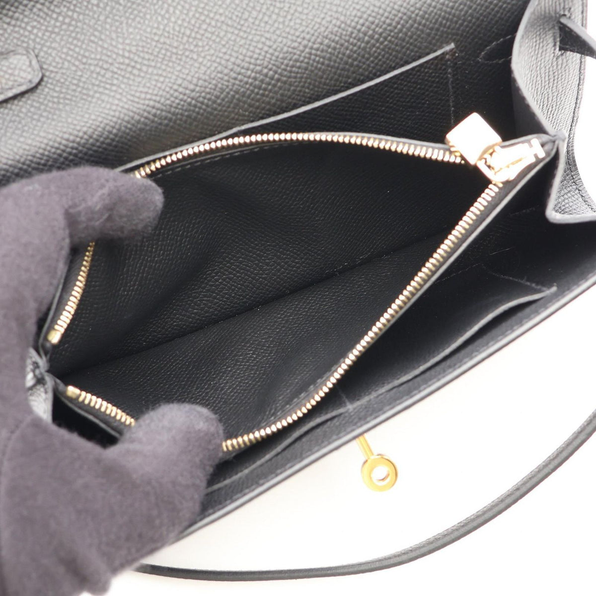 Hermes Shoulder Bag Kelly To Go Black — view 4