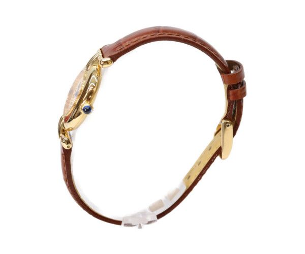 Cartier Must Colise Vermeil SM Ivory Roman Dial Quartz Leather — view 2