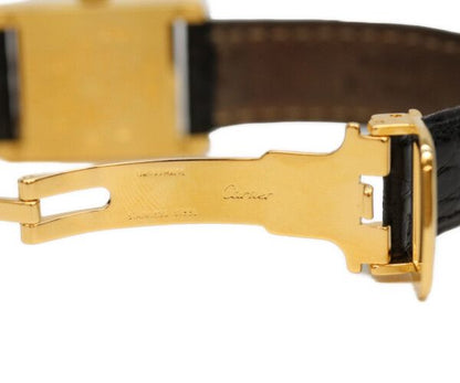 Cartier Trinity Dial Must Tank SM Vermeil Leather Quartz — view 7