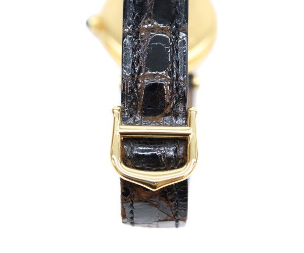 Cartier 925 Must Vendeme Vermeil SM Center Gray Flying Roman Dial — view 7
