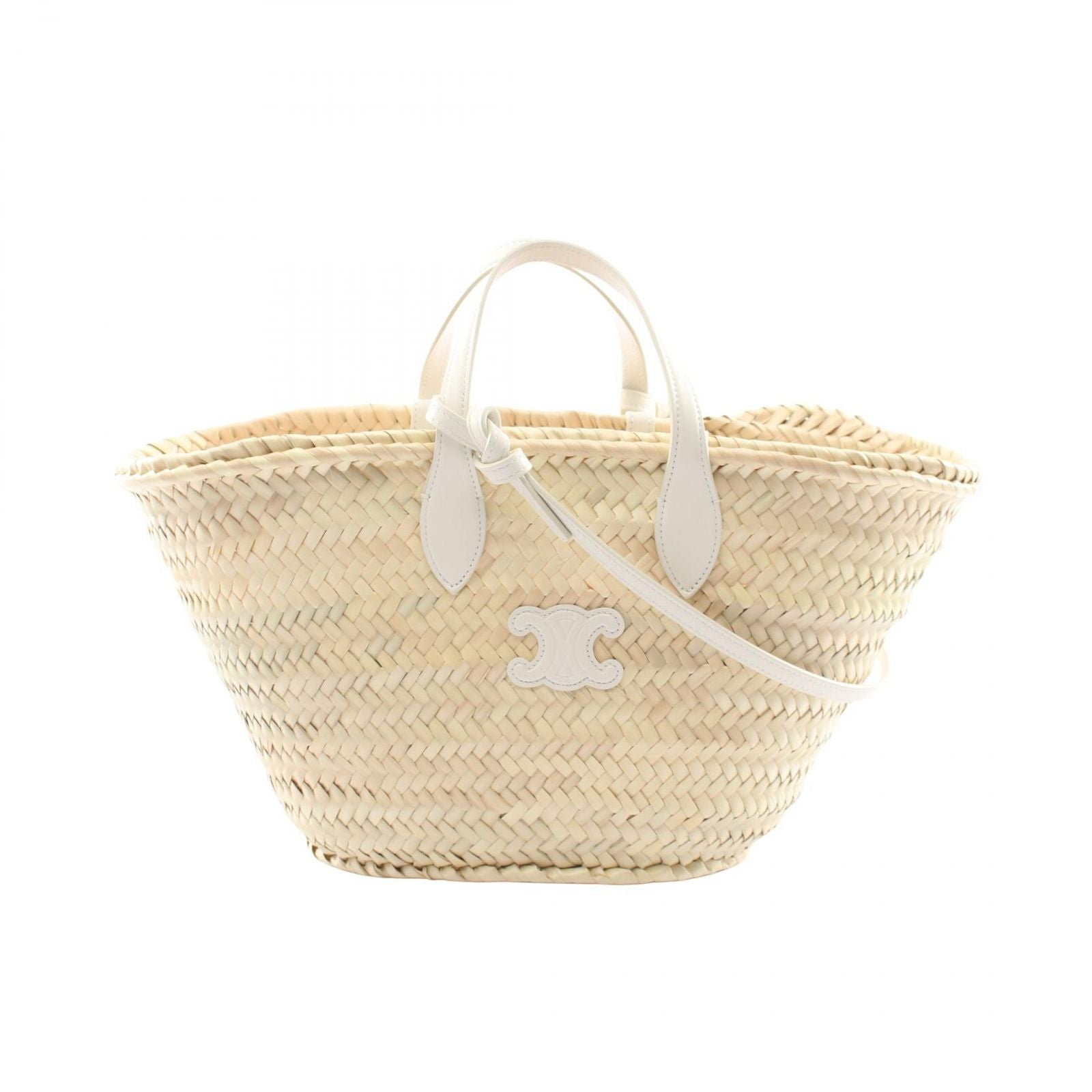 Celine Shoulder Bag Teen Triomphe Panier 2-Way Leather