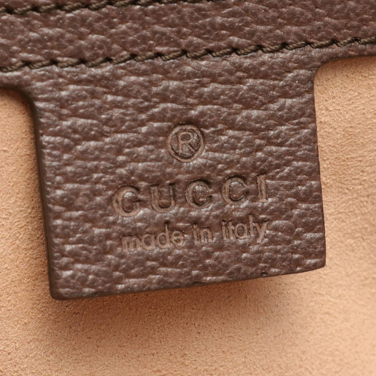 Gucci Tote GG Supreme Canvas Leather Shoulder Bag — view 4