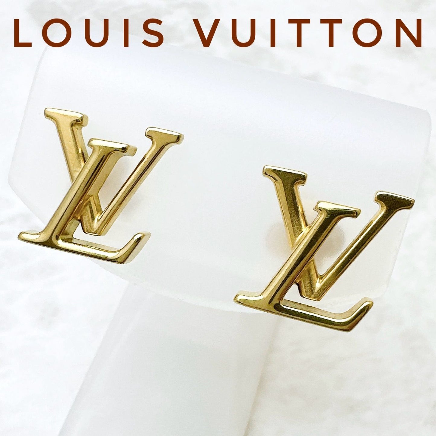 Louis Vuitton LV Iconic Gold Earrings