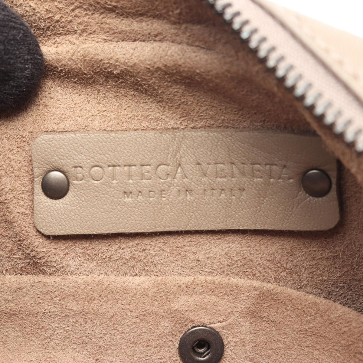 Bottega Veneta Waist Bag Intrecciato Gray Leather — view 4
