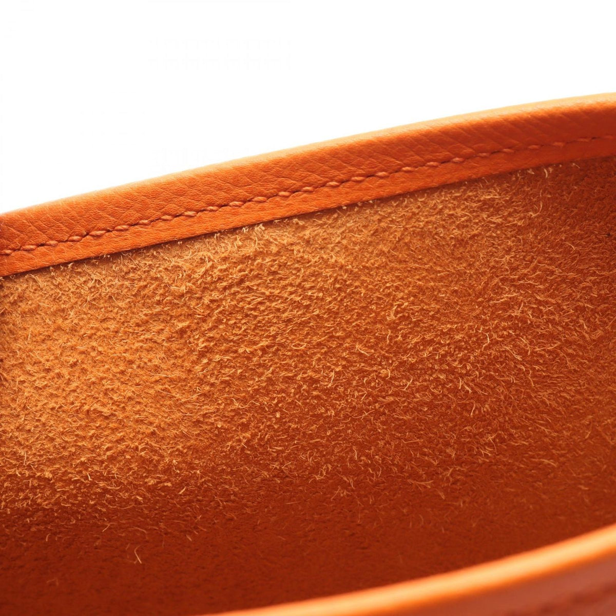 Hermes Shoulder Bag Evelyne 2 PM Orange Leather — view 8