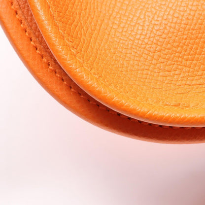 Hermes Shoulder Bag Evelyne 2 PM Orange Leather — view 6