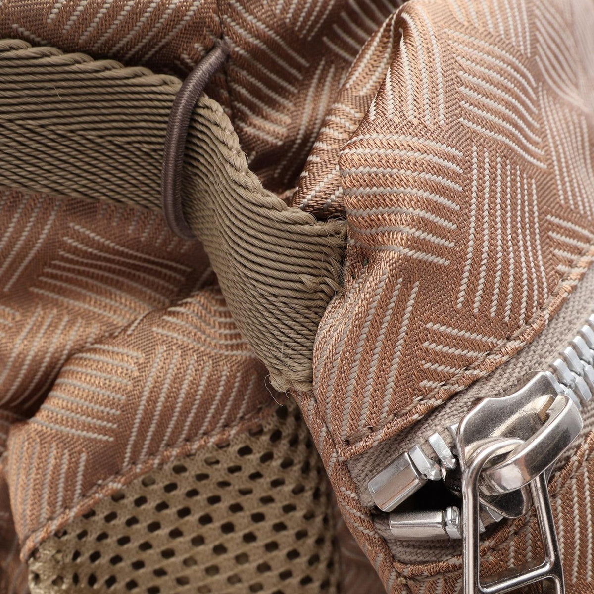 Bottega Veneta Backpack Trekking Intrecciato Beige Nylon — view 7