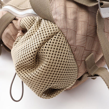 Bottega Veneta Backpack Trekking Intrecciato Beige Nylon — view 6