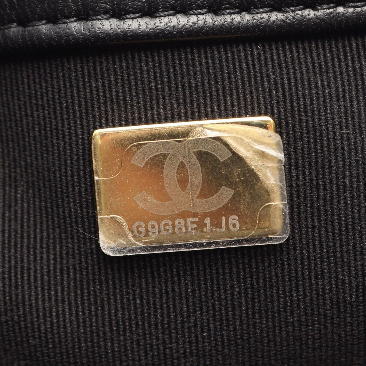 Chanel Shoulder Bag Large Flap Quilted Black Lambskin Chain — view 5