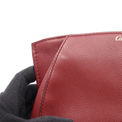 Cartier Clutch C de Cartier Bordeaux Leather Pouch — view 5