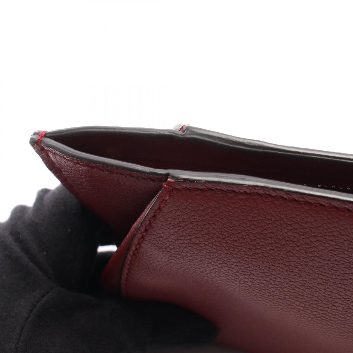 Cartier Clutch C de Cartier Bordeaux Leather Pouch — view 6