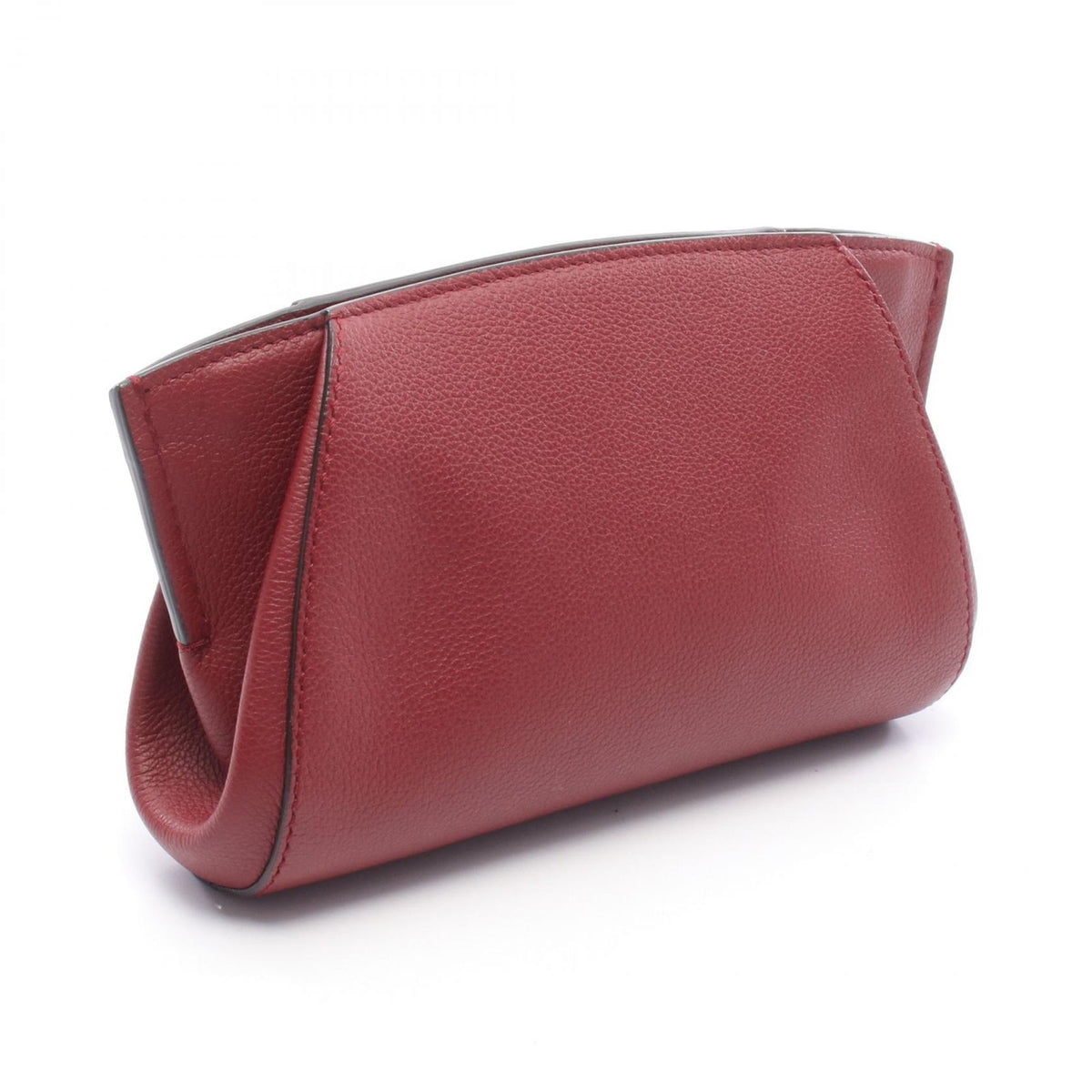 Cartier Clutch C de Cartier Bordeaux Leather Pouch — view 2