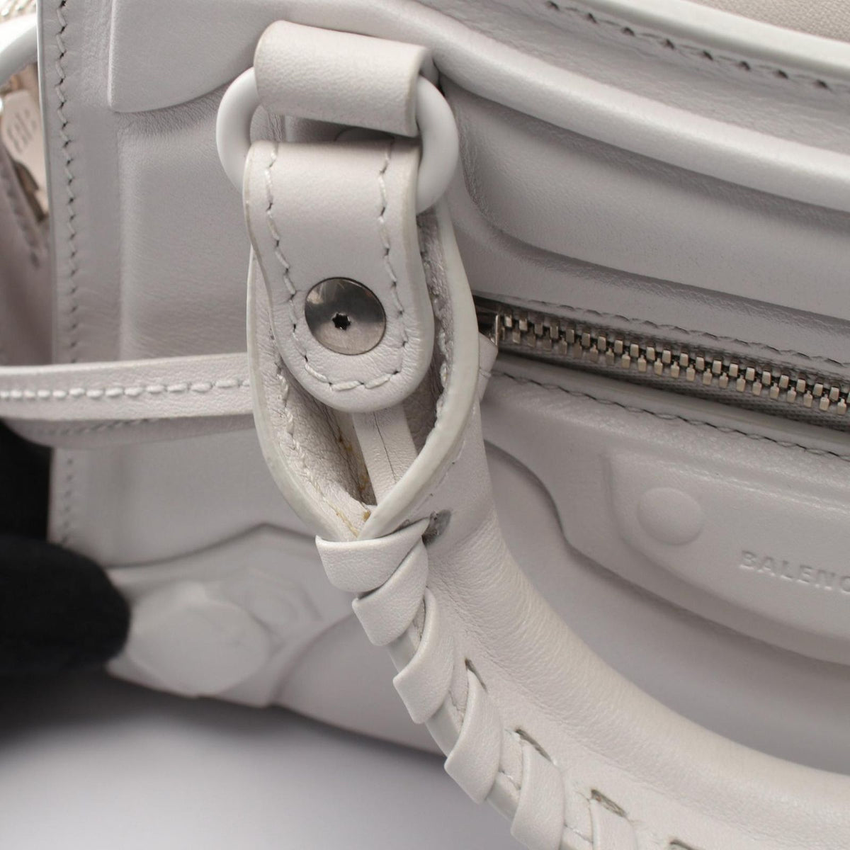Balenciaga Handbag Neo Class City Mini 2-Way White Leather Neo Classic — view 7