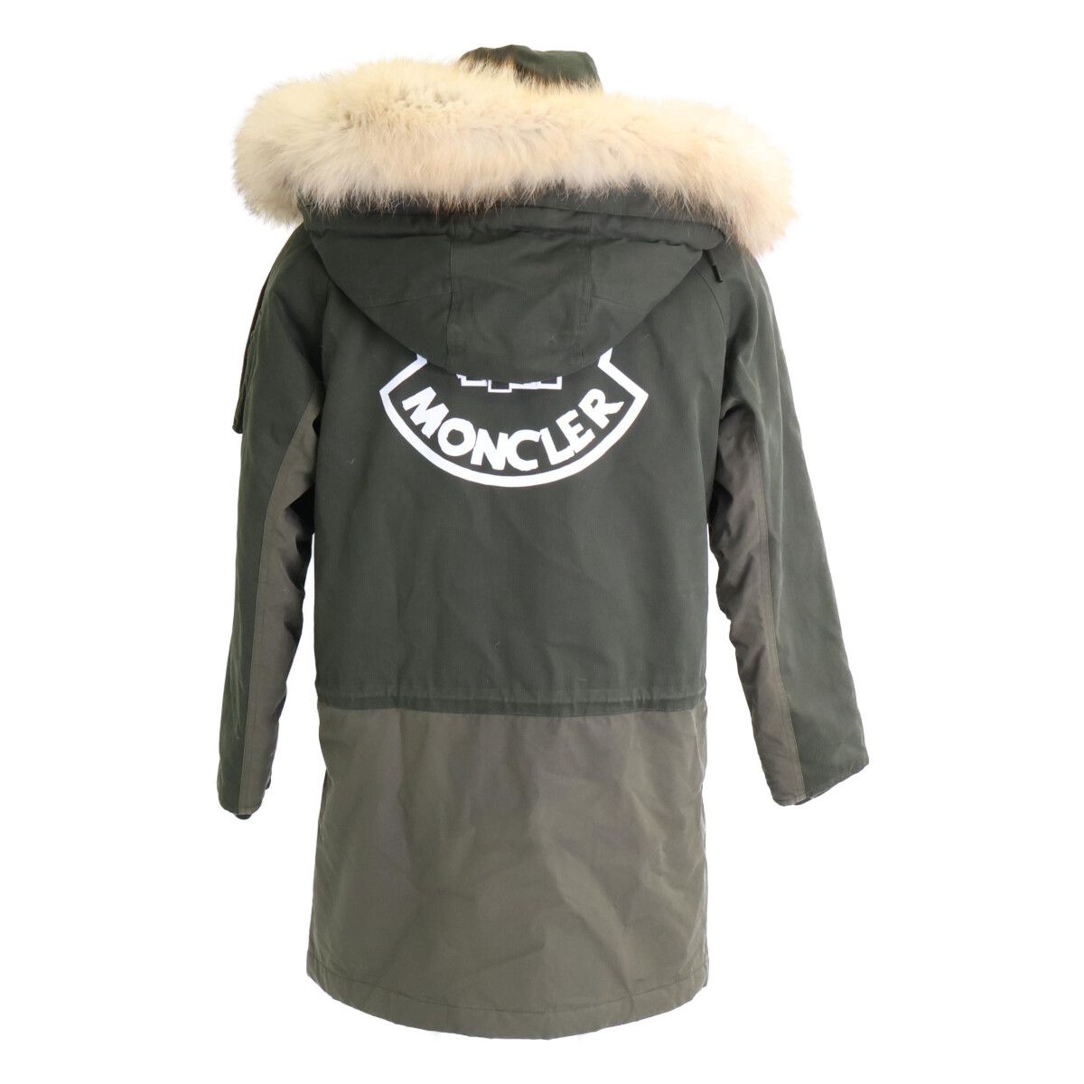 Moncler Genius Undefeated Fendorf Back Logo Hooded Down Hoodie — view 3