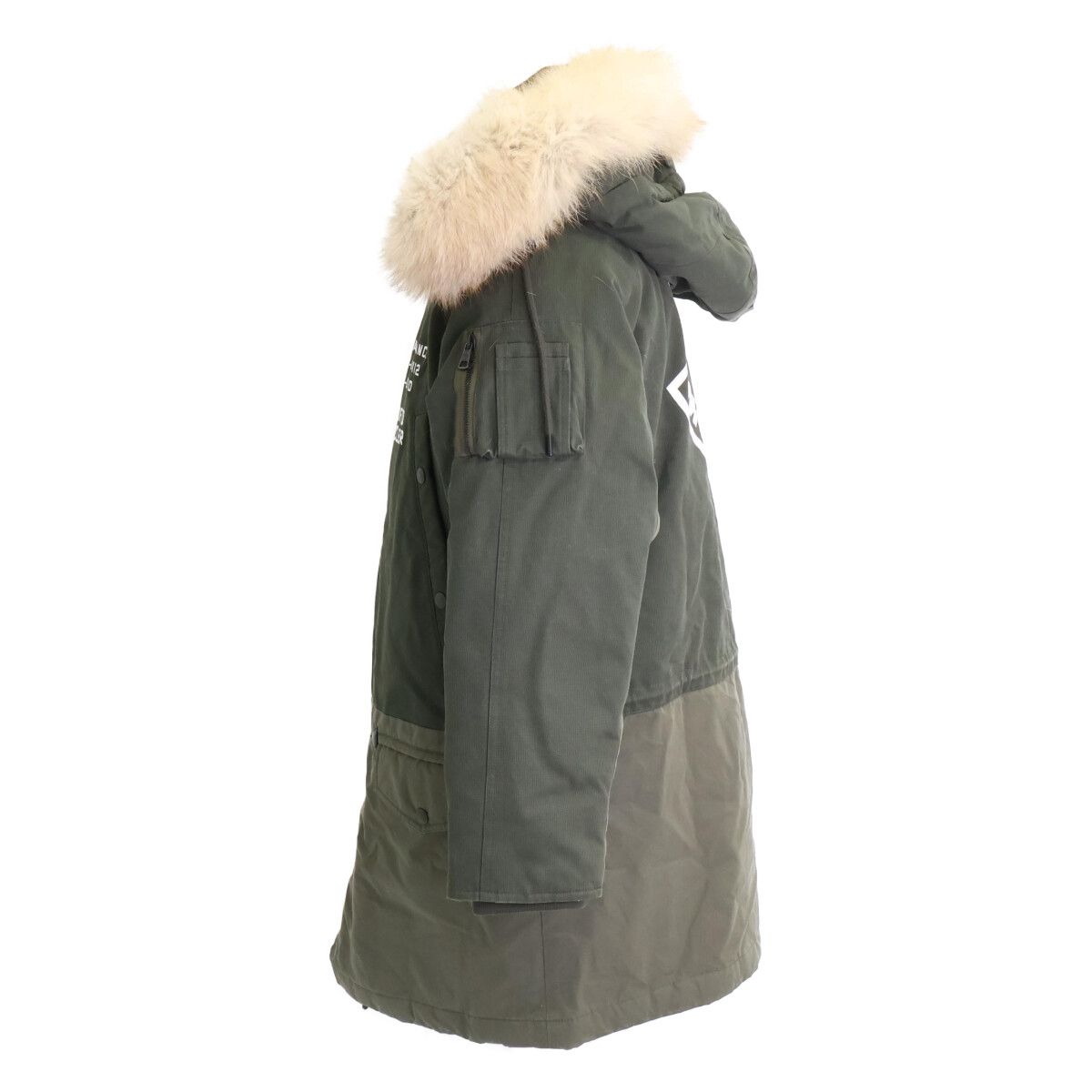 Moncler Genius Undefeated Fendorf Back Logo Hooded Down Hoodie — view 2