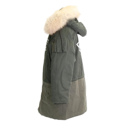 Moncler Genius Undefeated Fendorf Back Logo Hooded Down Hoodie — view 2