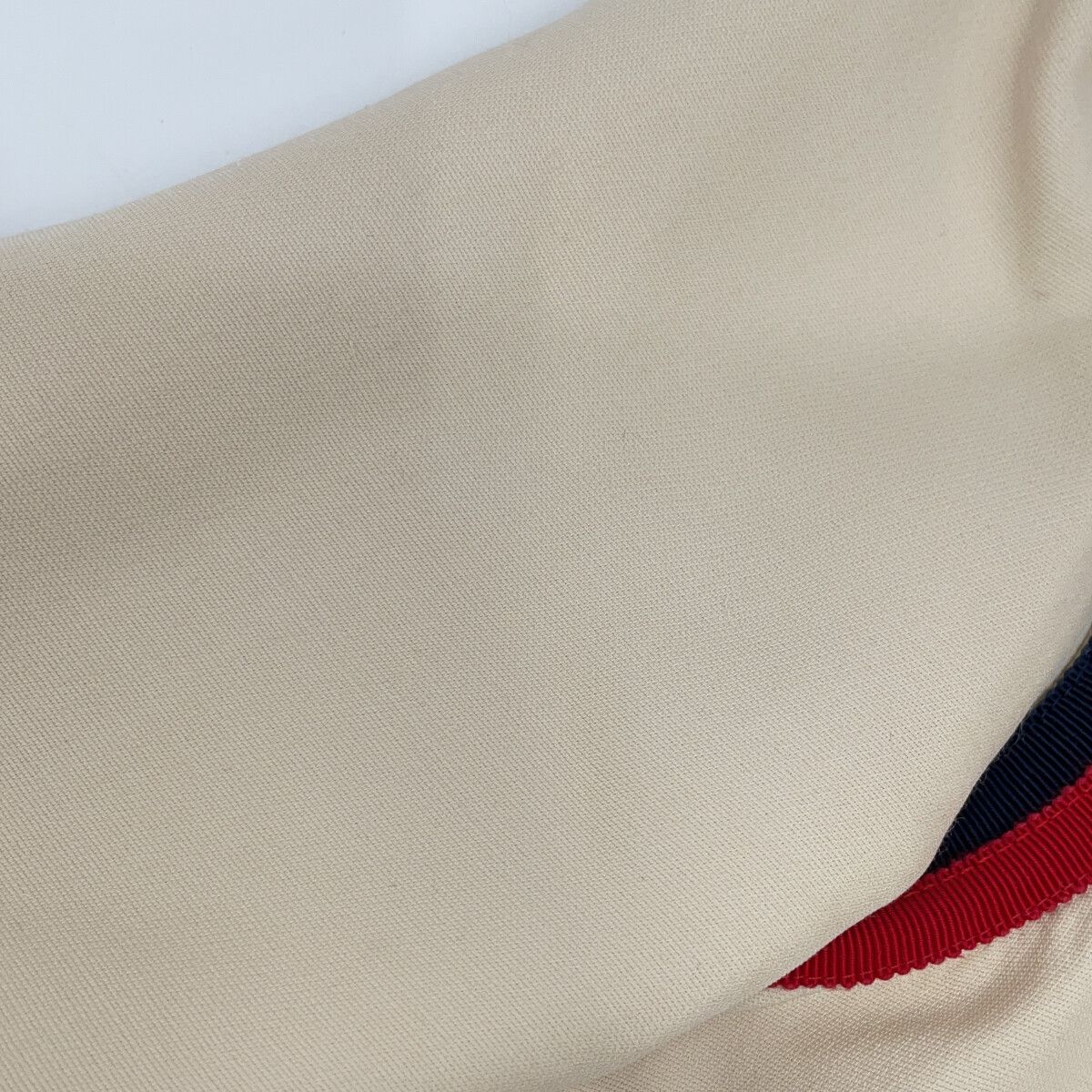 Gucci White Interlocking G Pearl Button Web Trim Dress 38 — view 8