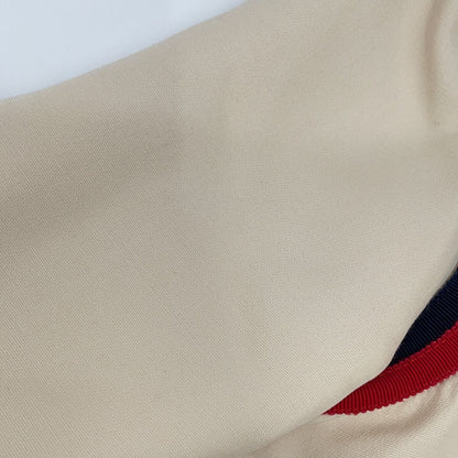 Gucci White Interlocking G Pearl Button Web Trim Dress 38 — view 8