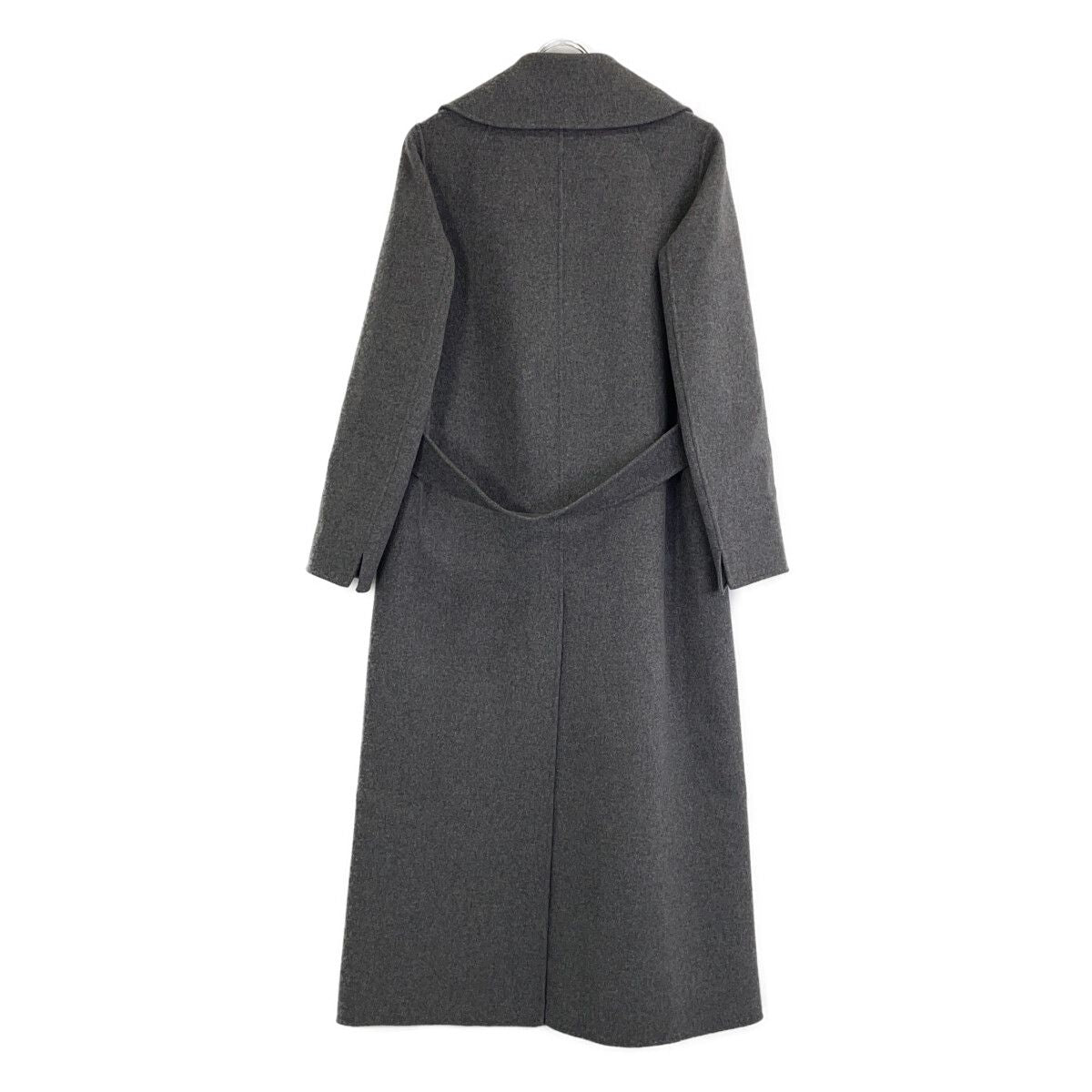Max Mara S Gray Poldo Pure Vagin Wool Double Face Coat 40 — view 2