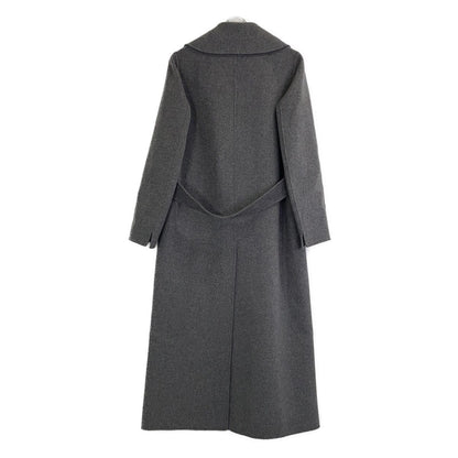 Max Mara S Gray Poldo Pure Vagin Wool Double Face Coat 40 — view 2