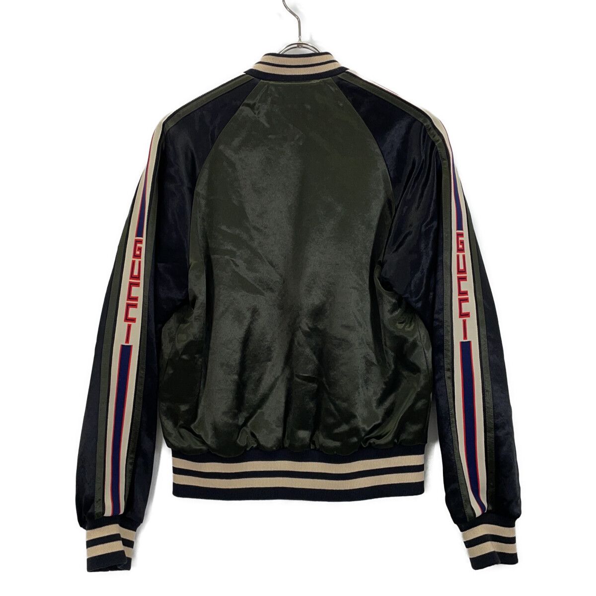 Gucci Khaki Reversible Bomber Jacket 44 — view 2