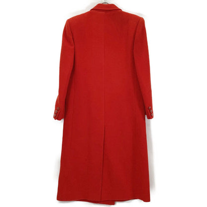 Celine Red Cashgora Wool Double Long Coat 40 — view 2
