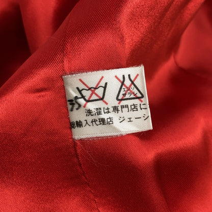 Celine Red Cashgora Wool Double Long Coat 40 — view 5