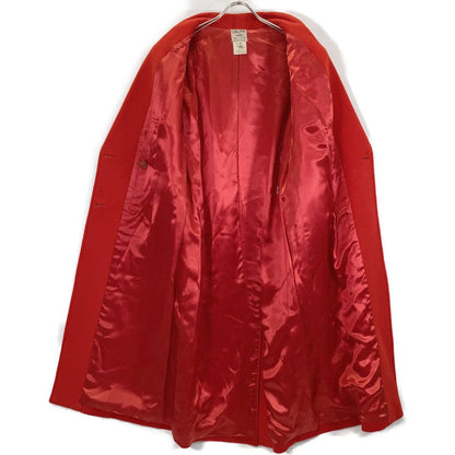 Celine Red Cashgora Wool Double Long Coat 40 — view 3