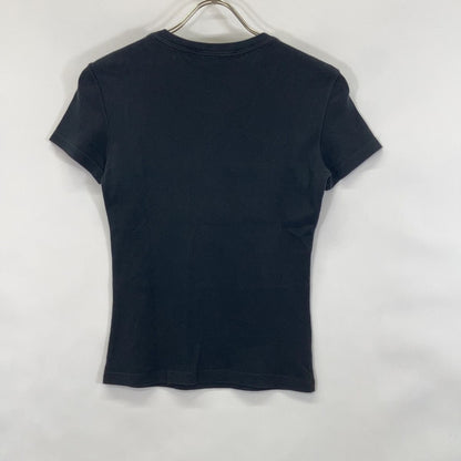 Dior Black Floral Logo Woman Shirt — view 2