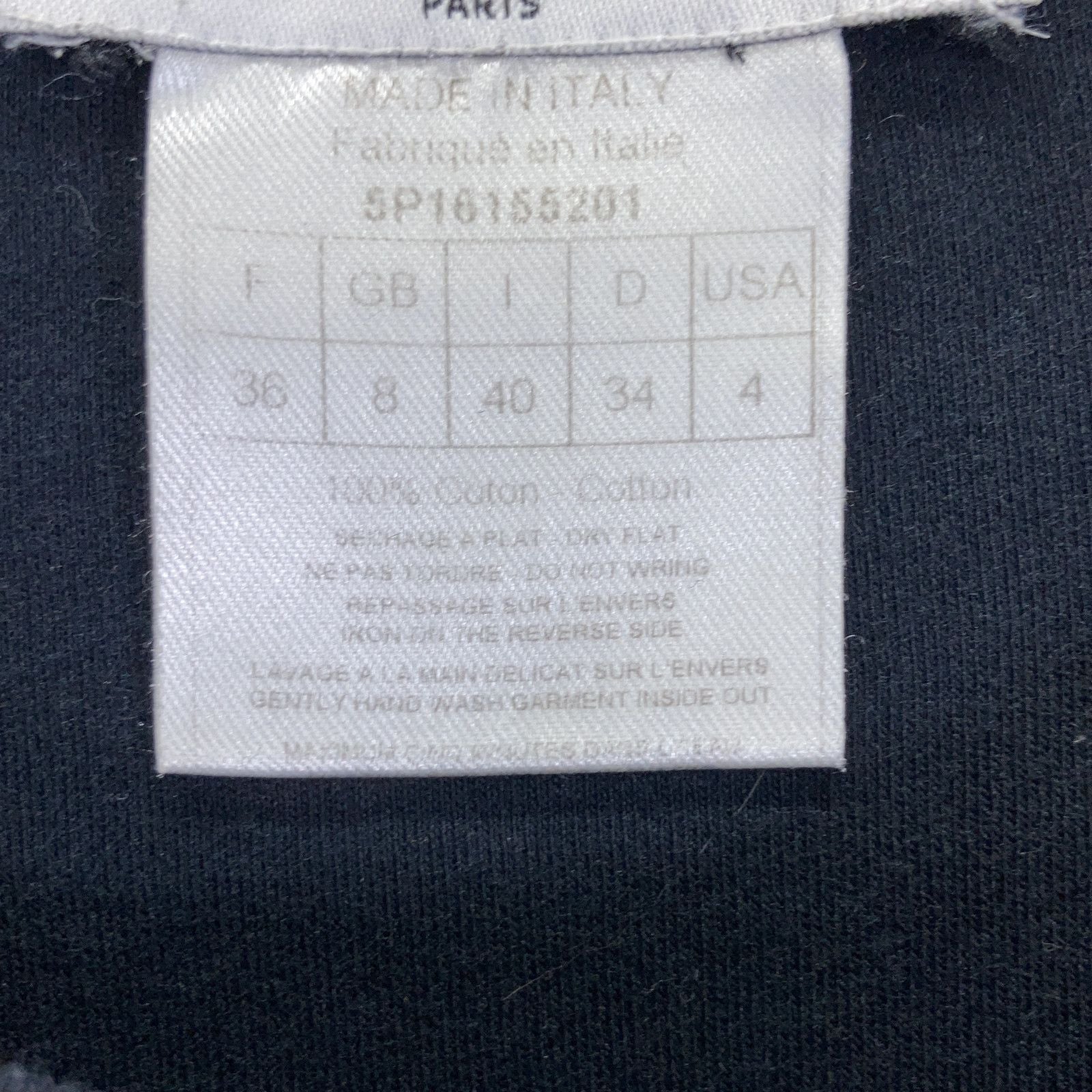 Dior Black Floral Logo Woman Shirt — view 4