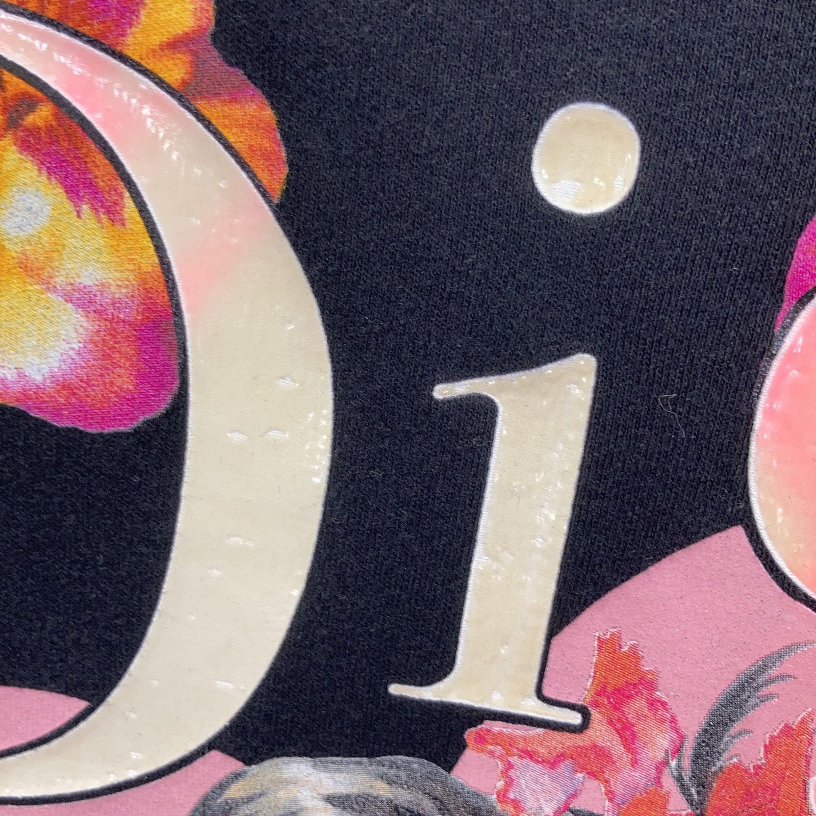 Dior Black Floral Logo Woman Shirt — view 5