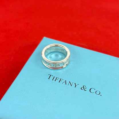 Tiffany & Co Vintage Narrow Ring 925 Sterling Silver