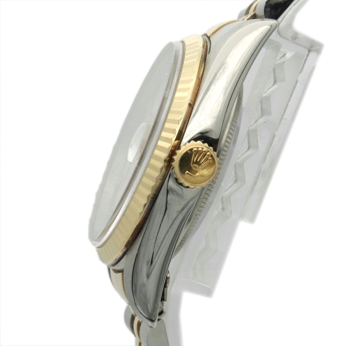 Rolex Role Datejust Diamond 18K Yellow Gold Automatic White Watch — view 7