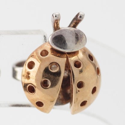Tiffany & Co Ladybug 18K Pink Gold Earrings Silver — view 4