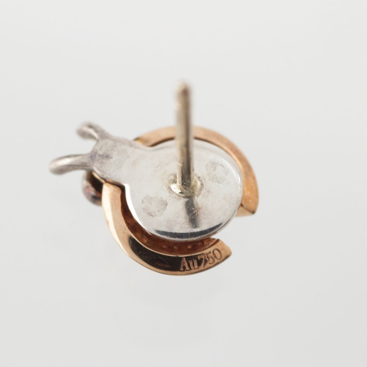 Tiffany & Co Ladybug 18K Pink Gold Earrings Silver — view 6